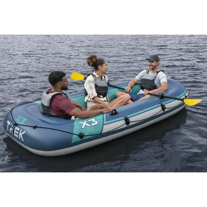 Надувная лодка "Trek X3 Raft Set" 294х137см, вёсла 62015, насос 62003, до 360кг