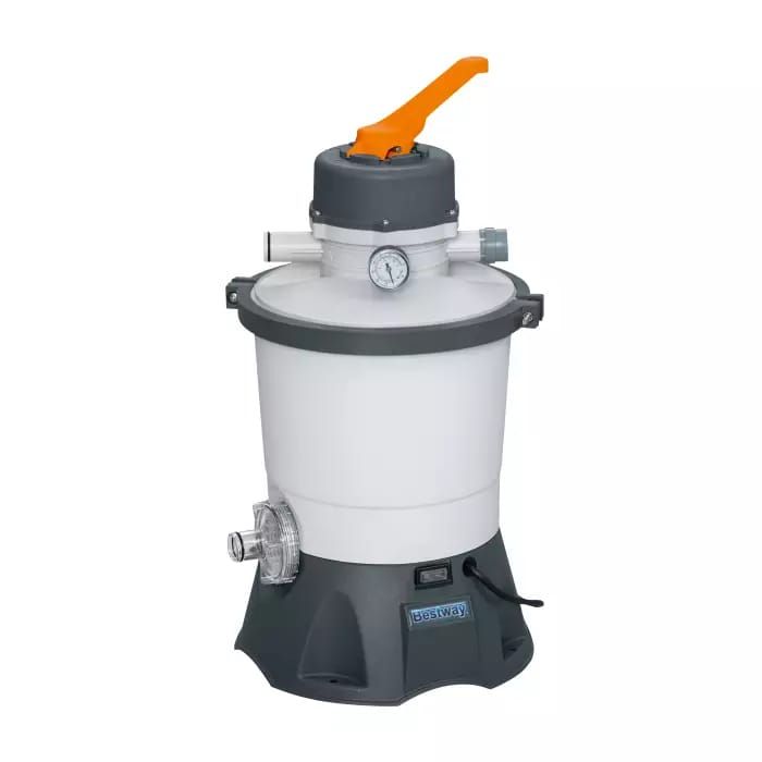 Стальной бассейн Hydrium 500х360х120см, 16296л, песч.фил.-нас 3028л/ч, лестн, тент, подст, попл.-доз, Bestway, 56586 BW
