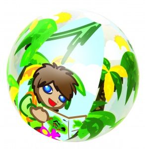 Пляжный мяч 51см "Jungle Trek"