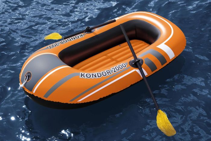 Надувная лодка "Kondor 2000" 196х114см, вёсла 62015, насос 62147, до 120кг