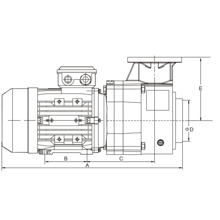 Насос AquaViva BQP-7.5 трехфазный