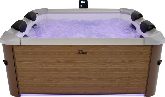 СПА-бассейн 160х160х65см "Oslo Amber" 850л, квадратный, гидромассаж, аэромассаж.(4 коробки A.B.C.D)