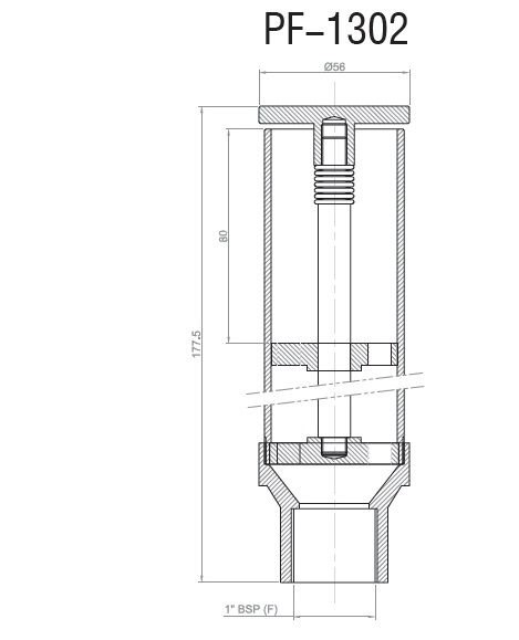 Насадка для фонтана WATER BELL 1"