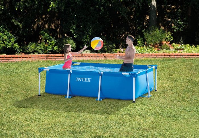 Каркасный прямоугольный бассейн 220х150х60см, 1662л, Intex, 28270