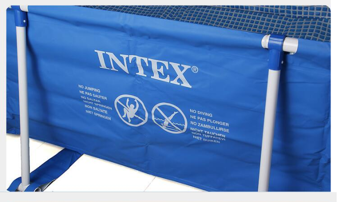 Каркасный прямоугольный бассейн 260х160х65см, 2282л, Intex, 28271