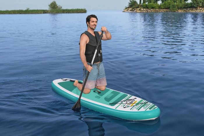 SUP-доска "HuaKa'i" 305x84x15см, насос, весло, лиш, ремнабор, сумка, до 130кг
