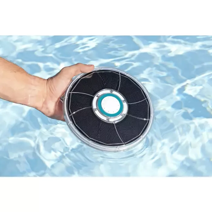 Плавающий фонтан с подсветкой "FloatBright Solar LED Pool Fountain" на солн.батареях с аккумулятором