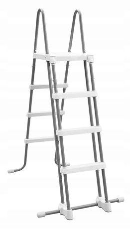 Каркасный бассейн Metal Frame 457х122см, 16805л, фил.-насос 3785л/ч, лестница, тент, подстилка, Intex, 28242