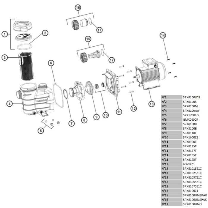 Насос Hayward Powerline 81003 (0,33 НР)