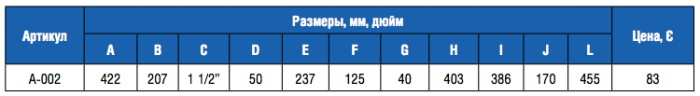 Скиммер 17,5 л с шир.,удлин.входн.отверстием и квадр.крышкой для бетон.бас.(A002)