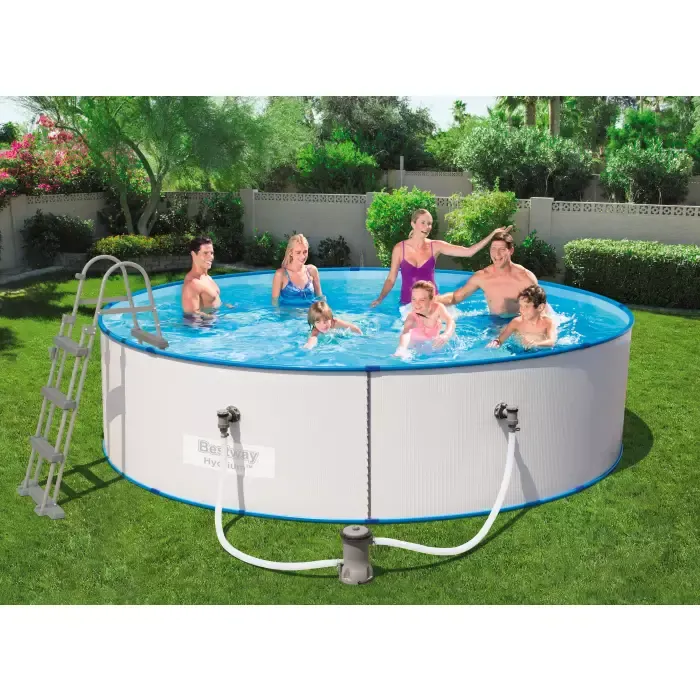 Стальной бассейн Hydrium Splasher Pool Set 360х90см, 8648л, фил.-насос 2006л/ч, лестница, Bestway, 56377 BW