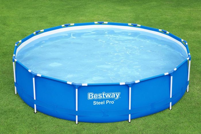 Каркасный бассейн Steel Pro 396х84см, 8680л, фил.-насос 2006л/ч, Bestway, 5612E BW
