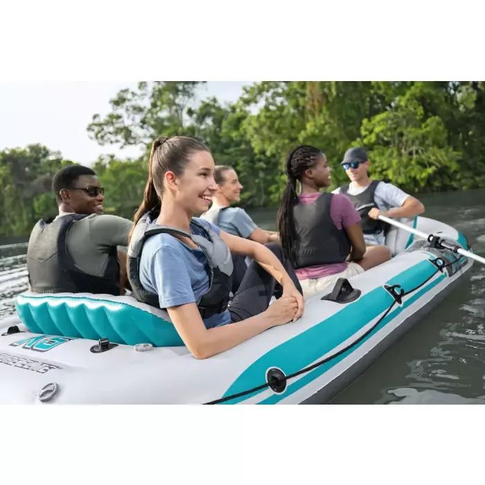 Надувная лодка "Adventure Elite X5 Raft Set" 364х166см, вёсла 62064, насос 62086, до 600кг