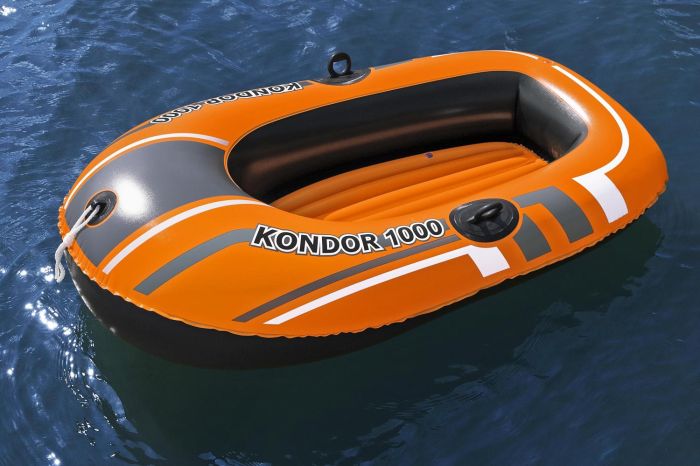 Надувная лодка "Kondor 1000" 155х97см, до 80кг