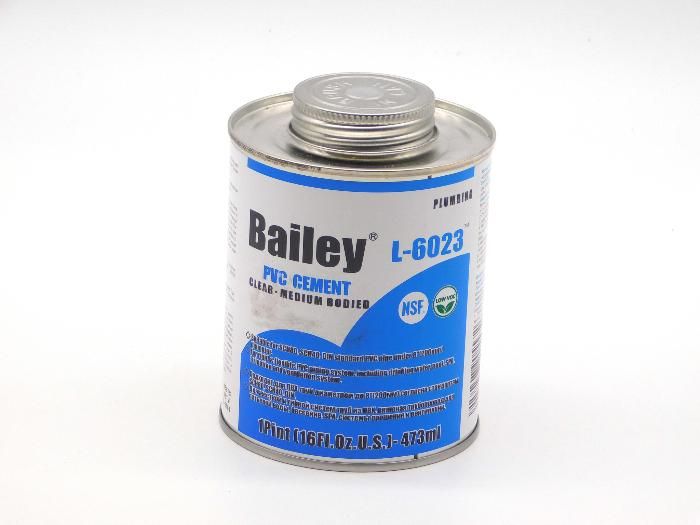 Клей для труб ПВХ Bailey L-6023 473мл