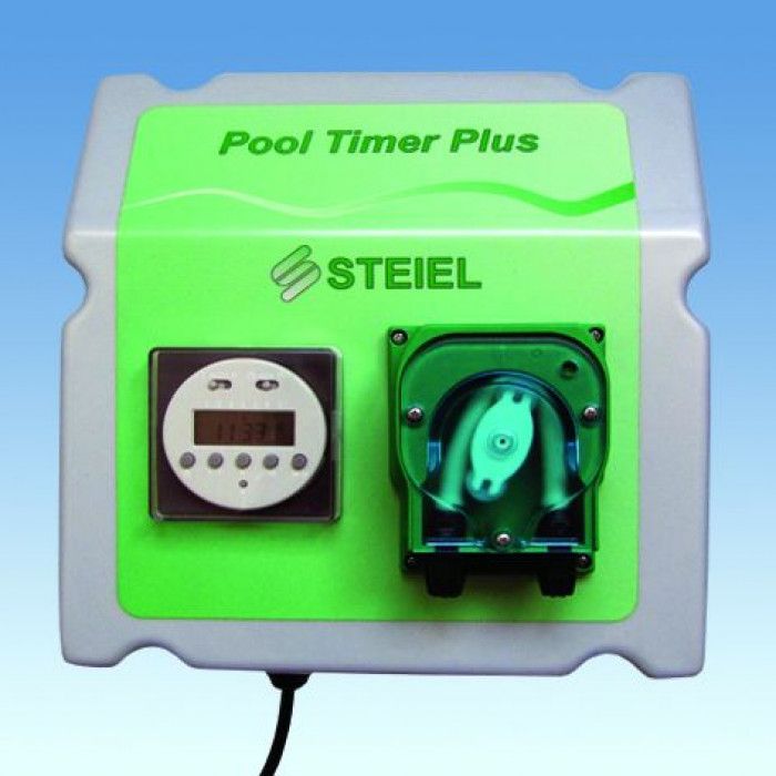 Устройство POOLTimer для дозирования коагулянта, активного кислорода и альгицида с таймером и насосо