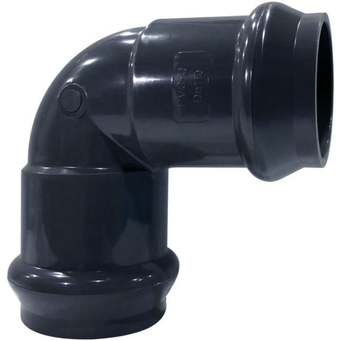 Отвод 90° двухраструбный 225mm