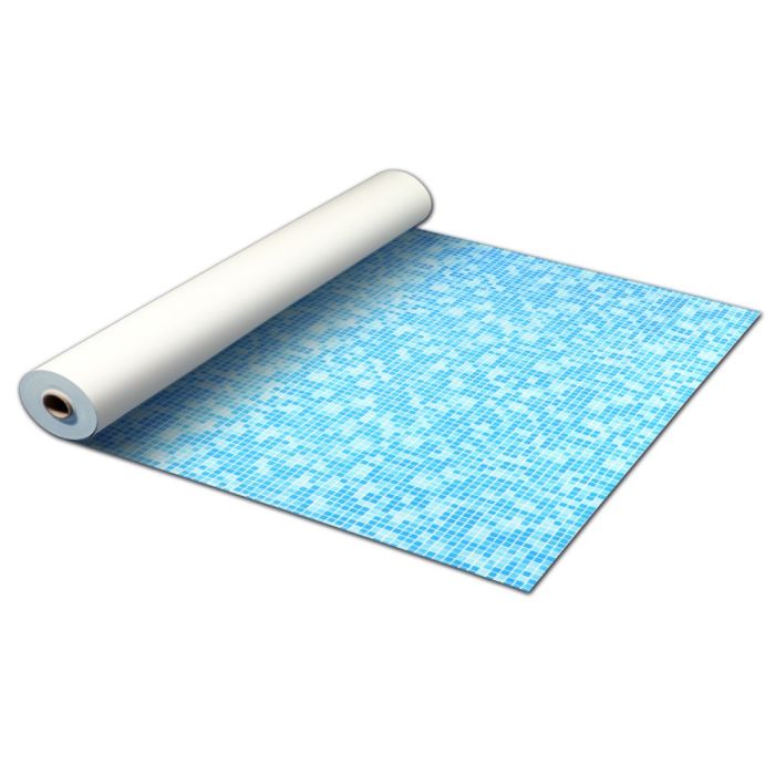Пленка ПВХ ALKORPLAN 3000 противоскользящая Bysance Blue (светло-синяя мозаика), 1,8 мм, 1,65х12,6 м