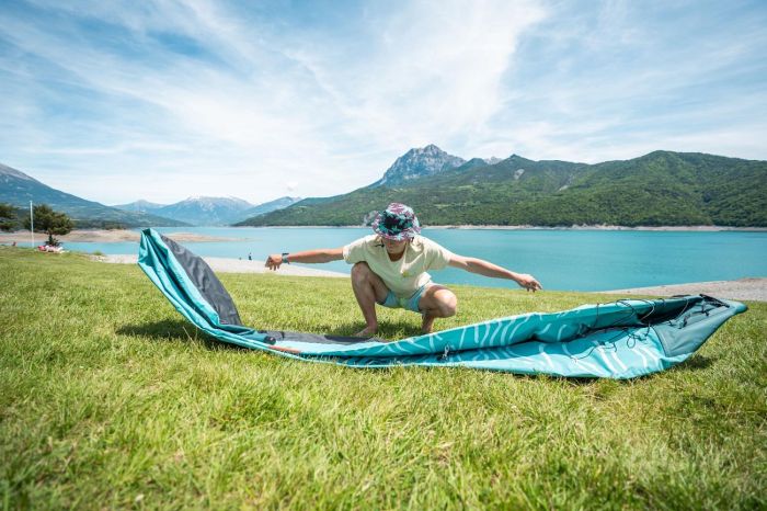 Надувная байдарка Kayak Glider-475 475x83х42см,3 весла, 3 сиденья, киль, до 230кг