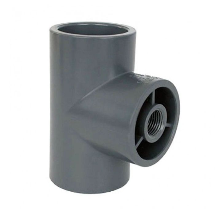 ТРОЙНИК 90 Д.63, ПЕРЕХОД 1 1/2" М (45/H)
