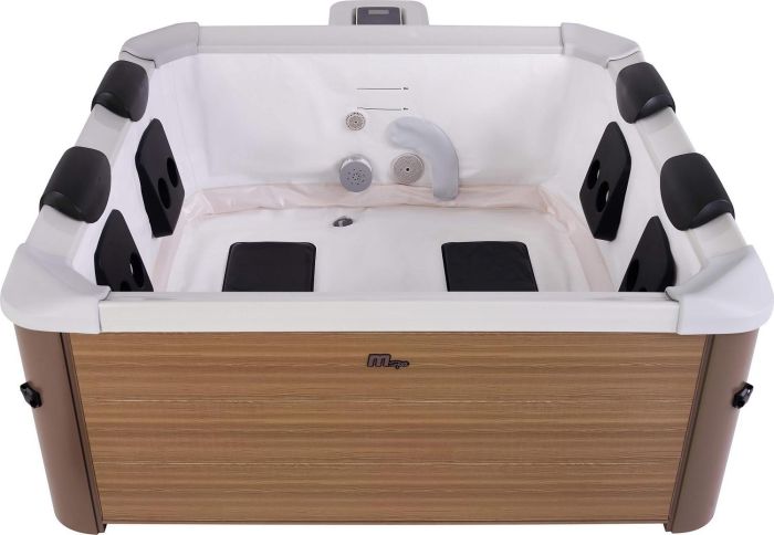 СПА-бассейн 160х160х65см "Oslo Amber" 850л, квадратный, гидромассаж, аэромассаж.(4 коробки A.B.C.D)