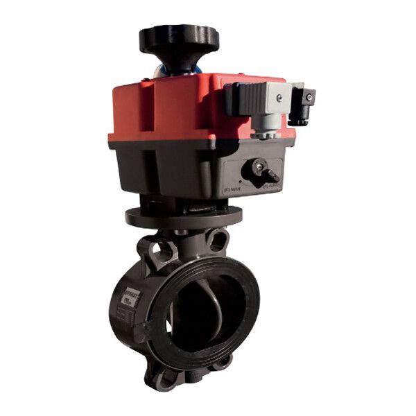 Дисковый затвор d110 ProFlow "Serie P" c эл. приводом, уплотнение FPM 24-240V J+J EFFAST, Италия
