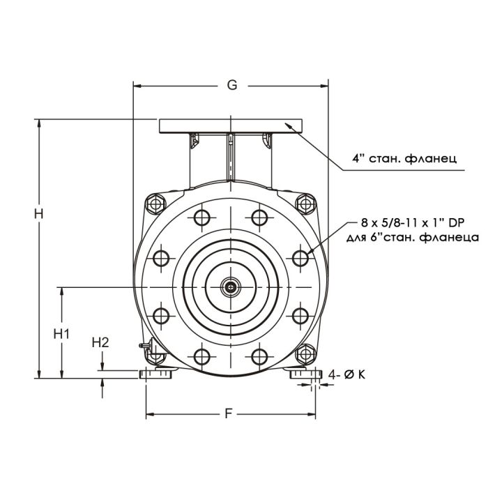 Насос AquaViva BQP-7.5 трехфазный