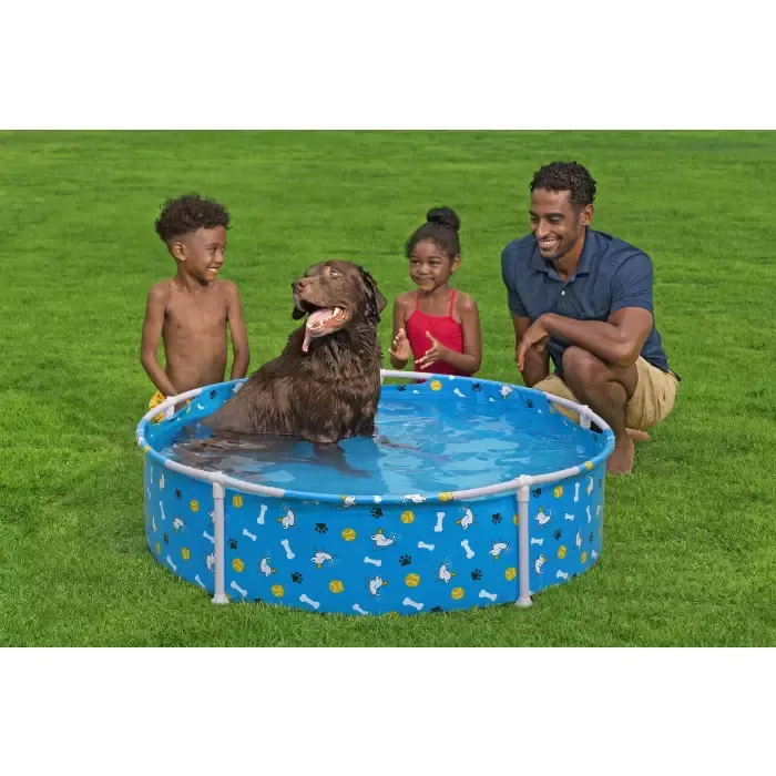 Каркасный бассейн для животных 122х30,5см "Fetchin' Fun Pet Play Pool"