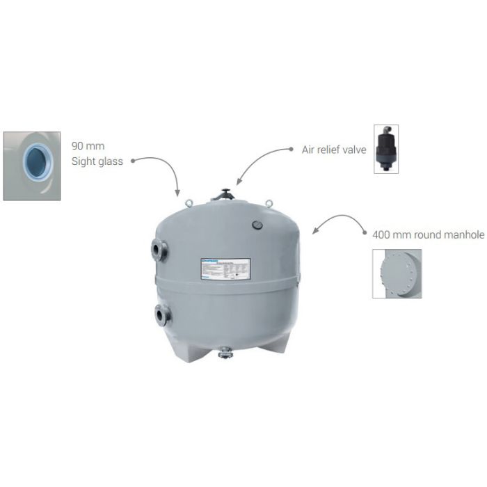 Фильтр Hayward HCFB55902LVA (46m3/h, 1400mm, 90mm)