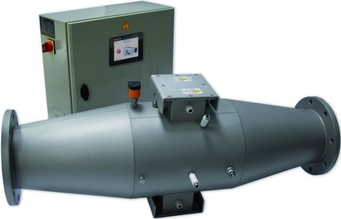 УФ установка MPL030 EL 1,8kW датчик потока 80 м3/ч 60 мДж/см2 1х1,8 кВт