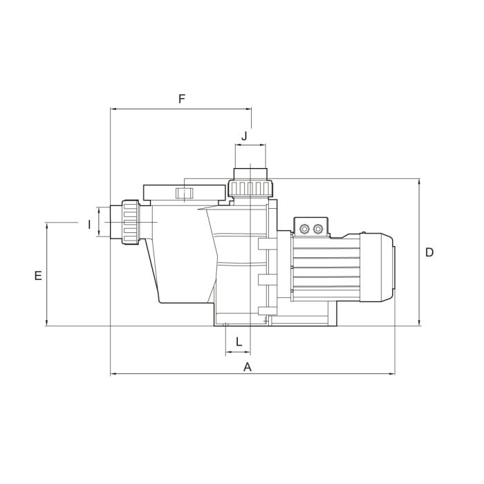 Насос AquaViva AQP-2.5B трехфазный