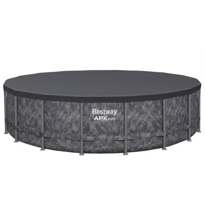 Каркасный бассейн 549х132см "APX 365", 26000л, песочный фильтр-насос, лестница, тент, полисферы