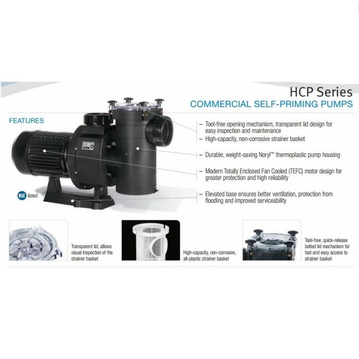 Насос Hayward HCP40553E1 (380/700V, 5,5HP)