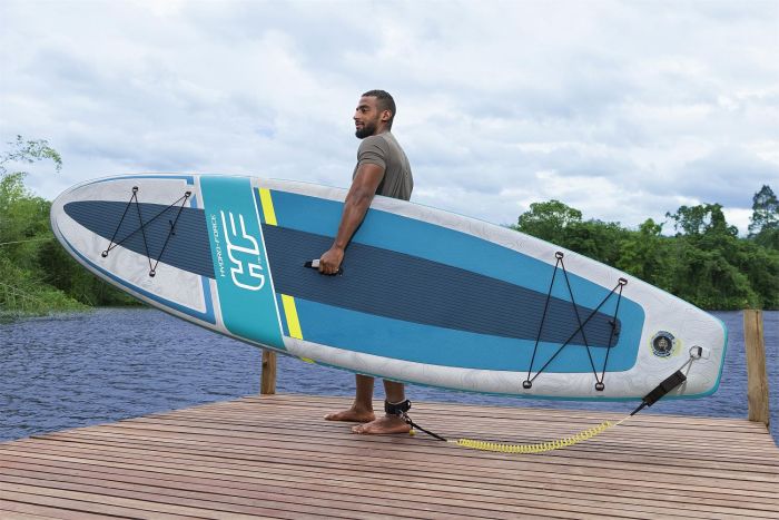SUP-доска "Aqua Escape" 335x84x15см , насос, весло, рюкзак, лиш, 3 плавника, ремнабор, водонепроница