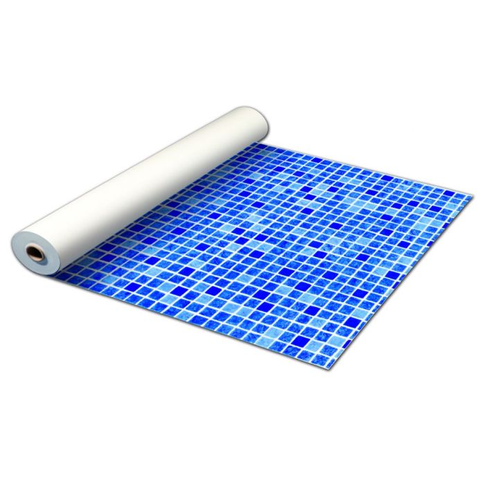Пленка ПВХ Alkorplan 3000 ребристая Persia Blue 1,5 мм мозаика 20х1,65 м