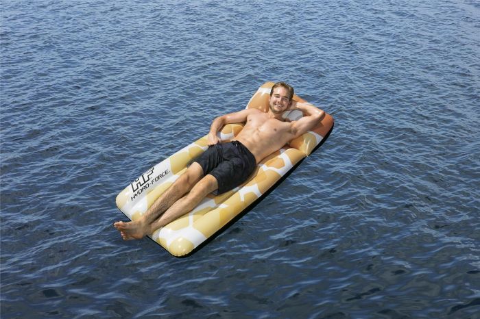 Надувной матрас для плавания 183х71см (170х62х21см) "Sunbed" до 90кг