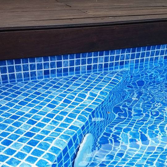 Лайнер (пленка для бассейна) Cefil Mediterraneo темная мозаика (20,0 м) противоскользящий