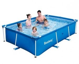 Каркасный прямоугольный бассейн 300х201х66 см, 3300 л, Bestway, 56043 BW