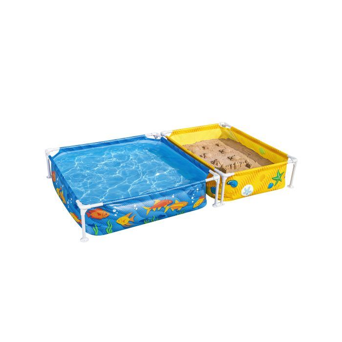Каркасный бассейн My First Pool с песочницей 213х122х30,5см, 365л+200л, от 2 лет, Bestway, 561CF BW