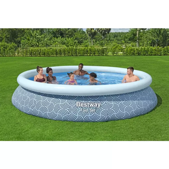 Бассейн Fast Set 396х84см, 7340л, фил.-насос 2006л/ч, Bestway, 57376 BW