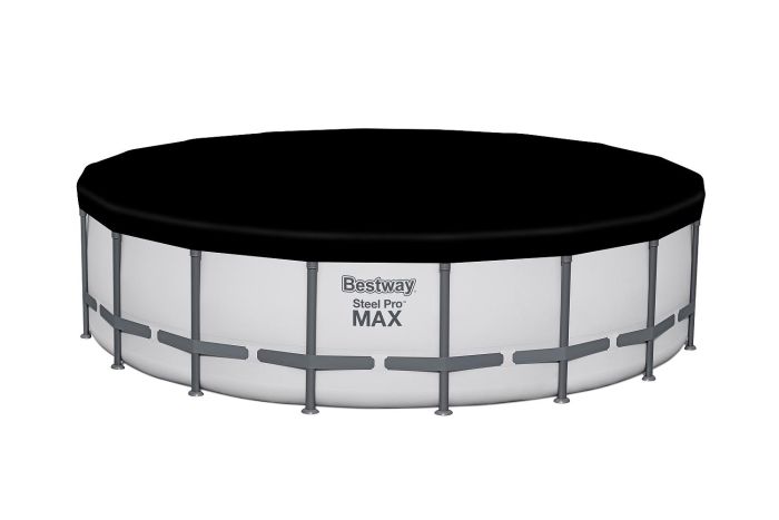 Каркасный бассейн Steel Pro Max 549x132 см, 26000 л, фил.-нас. 5678 л\ч, лестн, тент