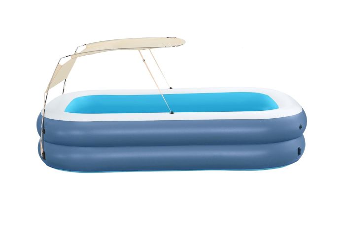 Детский надувной бассейн 254x178x140см "Summer Bliss" с навесом , 778 л, от 6 лет