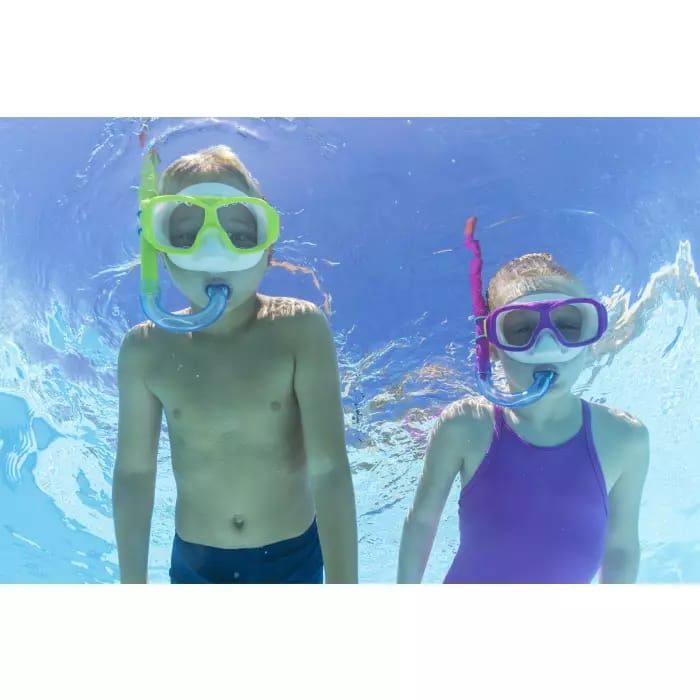 Комплект для плавания "Freestyle Snorkel" от 7 лет, р-р.ласт 37-41, 2 цвета