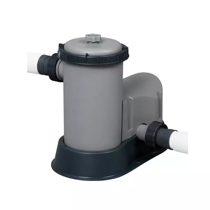 Каркасный бассейн Power Steel 610х366х122см, 20241л, фил.-насос 5678л/ч, лестница, тент, Bestway, 5611R BW