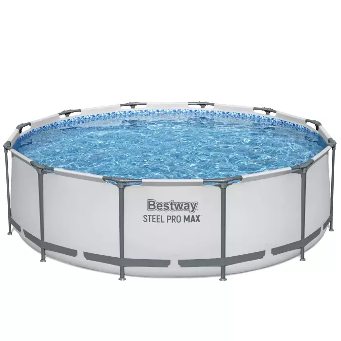 Каркасный бассейн Steel Pro Max 366х100см, 9150л, фил.-насос 2006л/ч, лестница, Bestway, 56418 BW