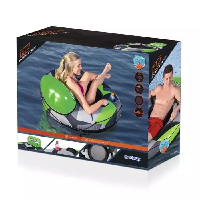 Надувной круг-кресло 135см "Rugged Rider I" с ручками, до 90кг