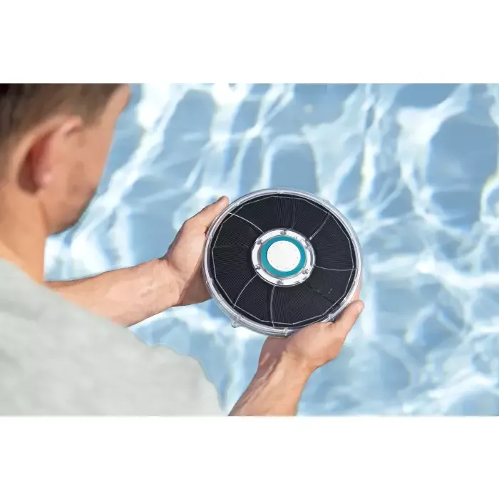 Плавающий фонтан с подсветкой "FloatBright Solar LED Pool Fountain" на солн.батареях с аккумулятором