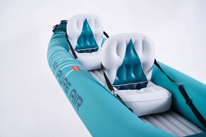 Надувная байдарка Kayak Glider-412 412x83х42см, весла, сиденья, киль, до 180кг