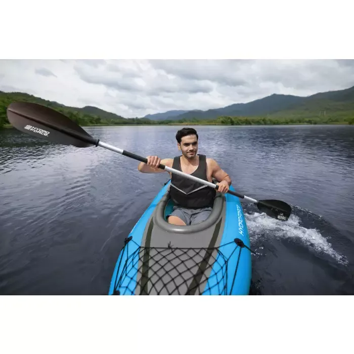 Надувной каяк "Cove Champion X1" 275x81см, алюм.весло 230см, насос, до 120кг