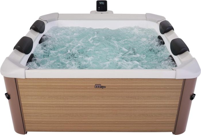 СПА-бассейн 160х160х65см "Oslo Amber" 850л, квадратный, гидромассаж, аэромассаж.(4 коробки A.B.C.D)